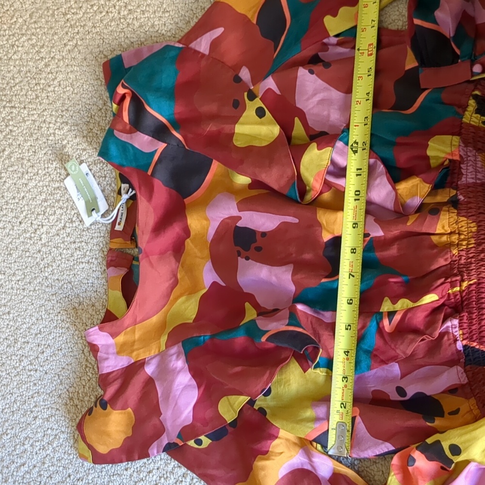 New Marine Layer floral print blouse - Picture 4 of 6